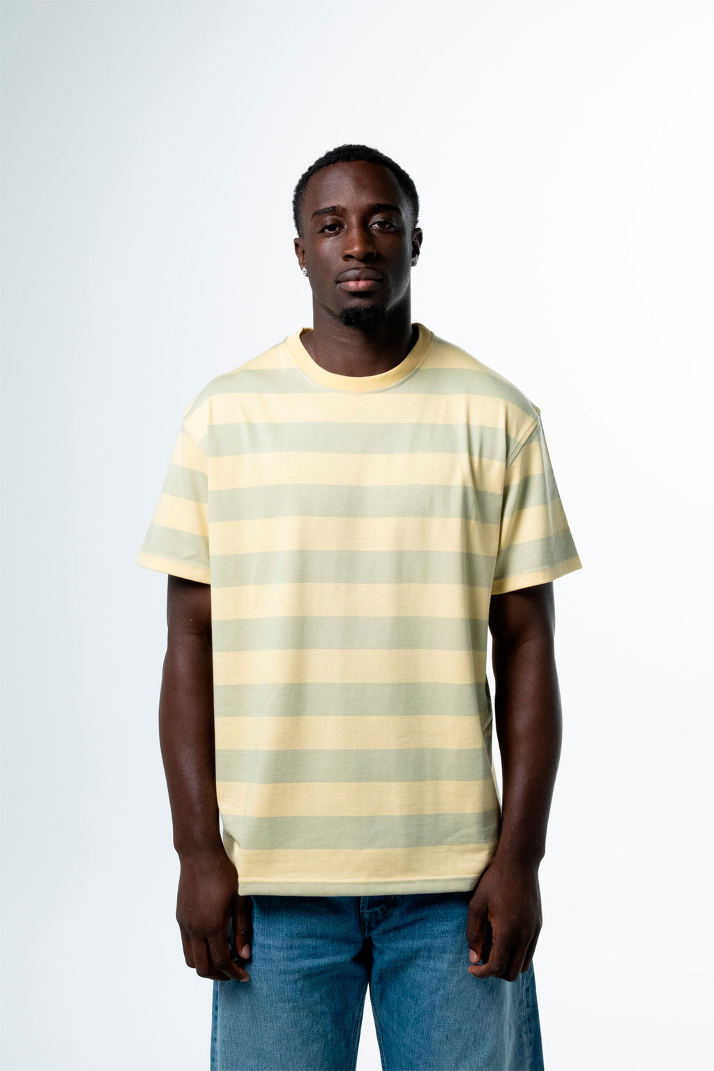 YELLOW STRIPE T-SHIRT