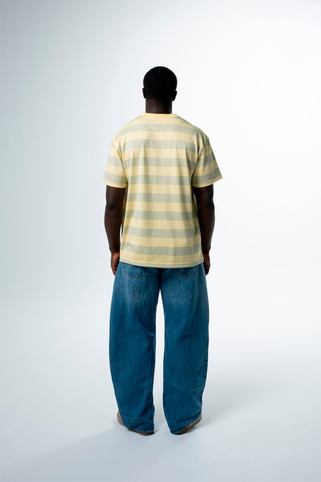 YELLOW STRIPE T-SHIRT