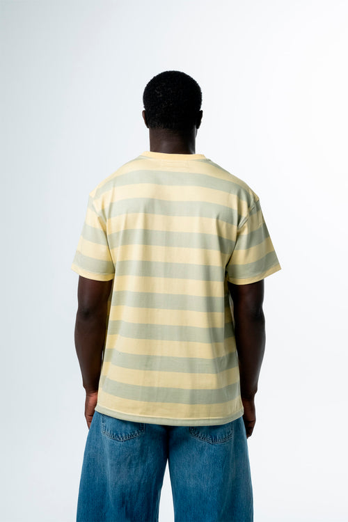 YELLOW STRIPE T-SHIRT