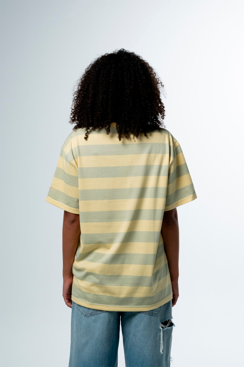 YELLOW STRIPE T-SHIRT