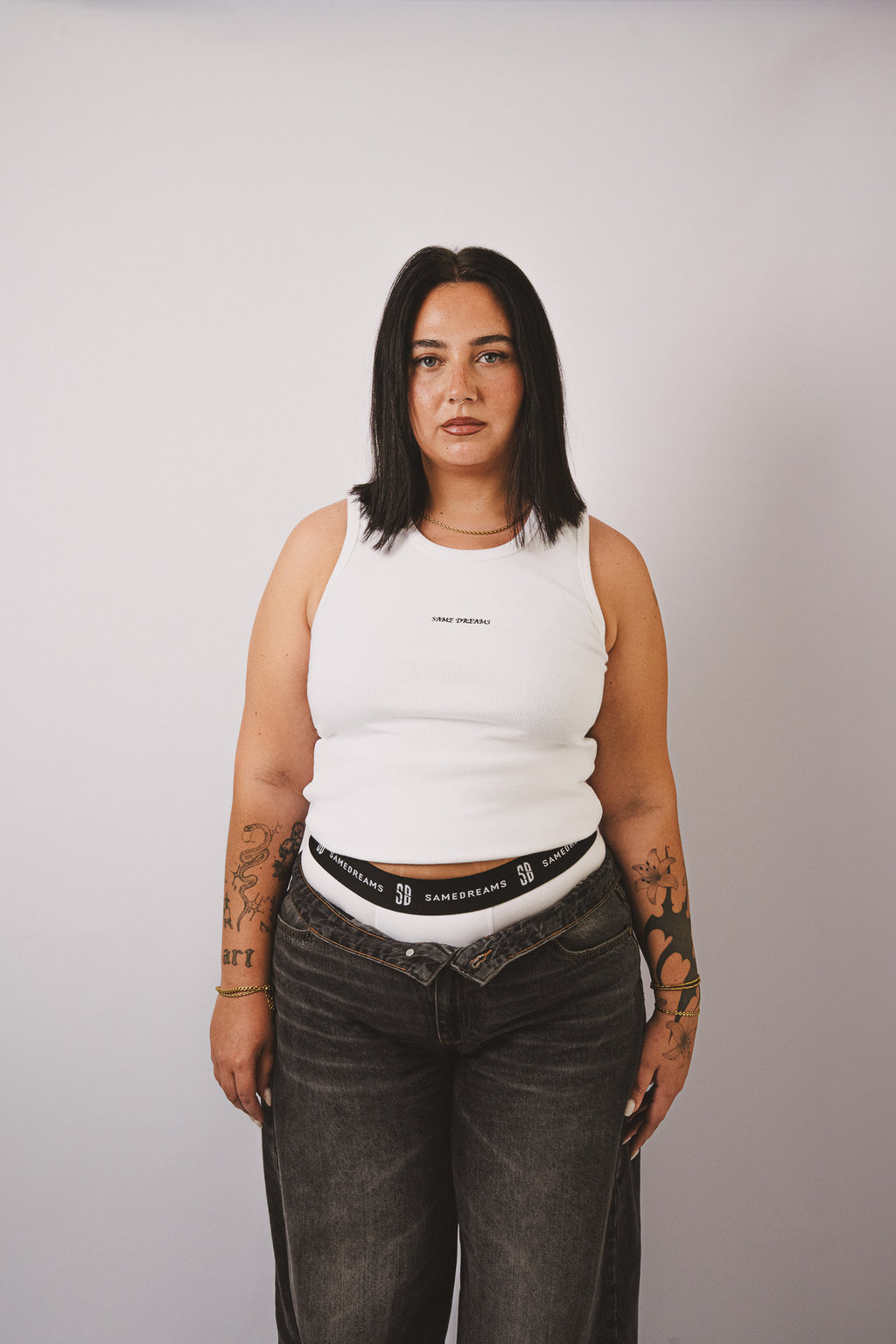 FOR THE CULTURE WHITE TANK TOP
