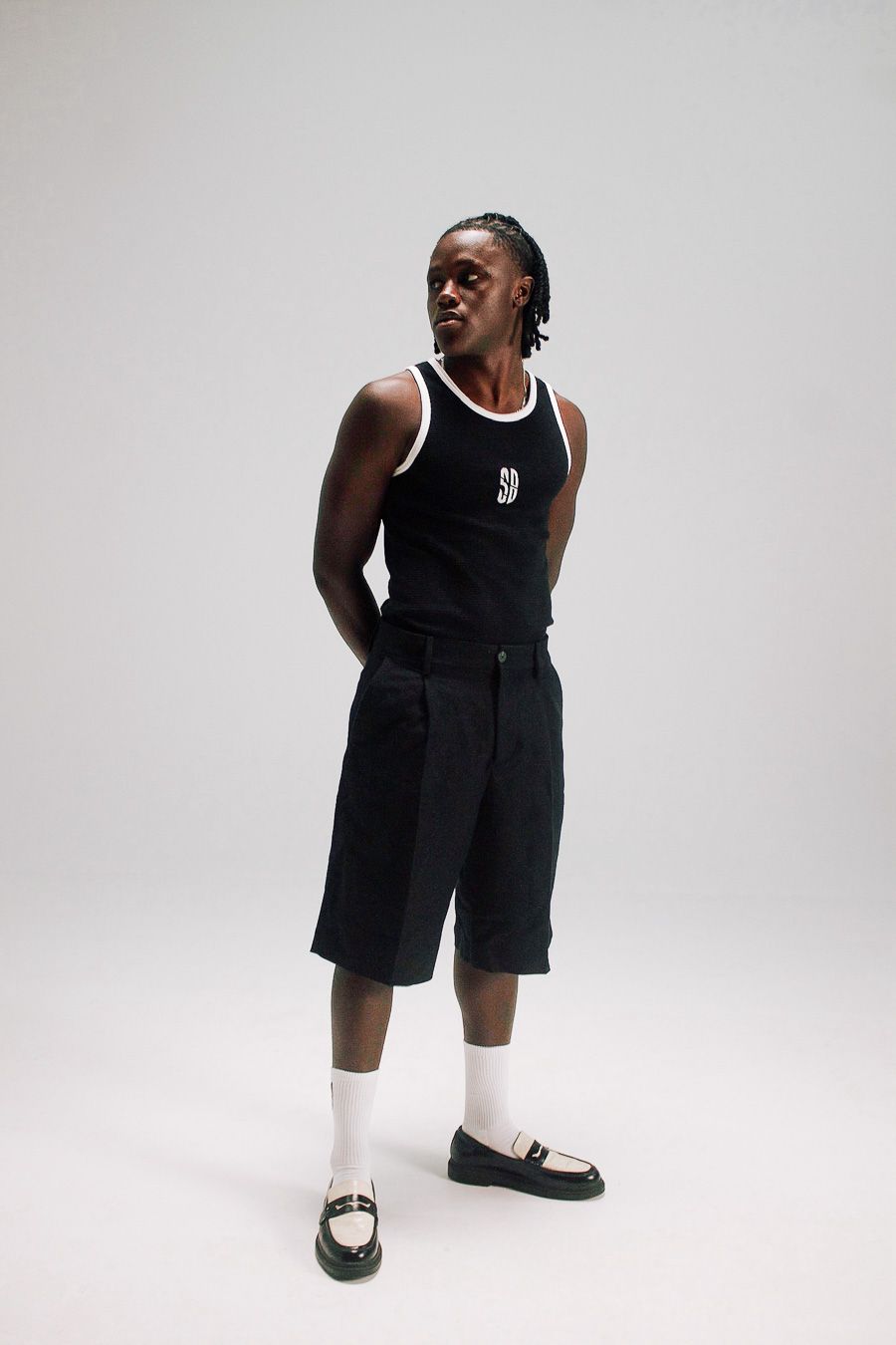 ZI BLACK TANK TOP